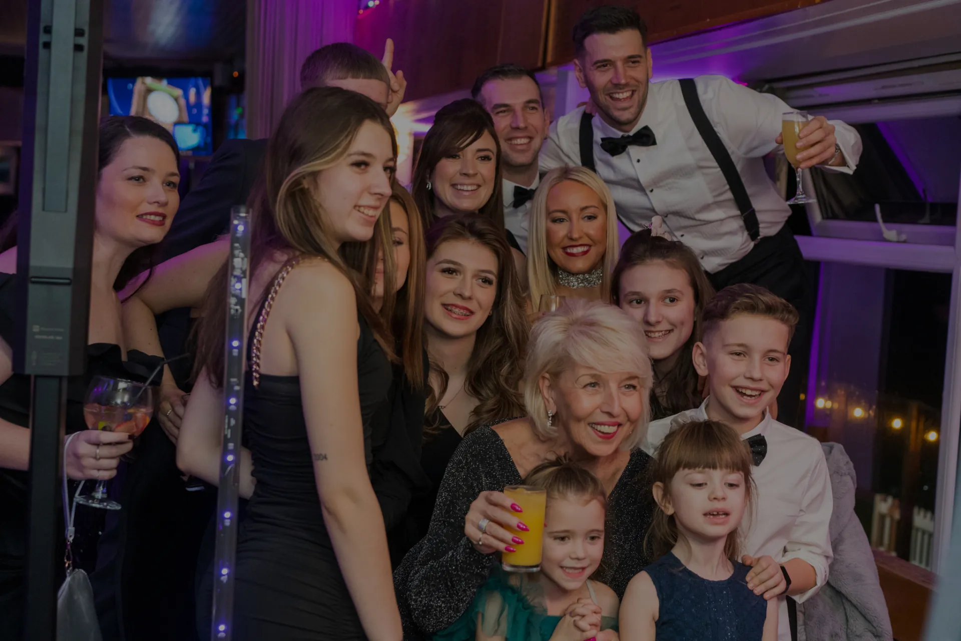 Photo booth at a Maidenhead event with happy guests
